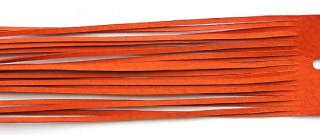 Koža - oranžová  1ks