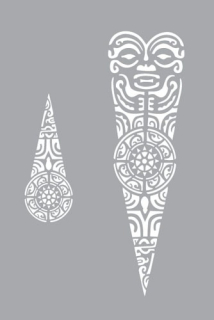 Samolepiaca flexi šablóna - maurský ornament 2