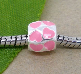 Pandora style - kovová korálka - 1 ks