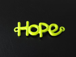 Medzikus "Hope" - 42 x 14 mm - žltá - 1ks
