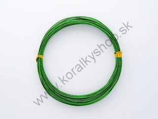 Hliníkový drôt 1,0 mm/10m - zelená