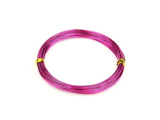 Hliníkový drôt 1,0 mm/10m - ružová