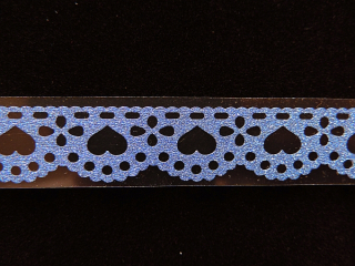 Samolepiaca dekoračná páska glitrová - šírka 15mm - modrá