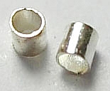 Stopper 1,5 mm - strieborný -  100 ks