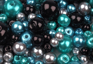 Mix - voskované perly - pr. 4 - 12 mm - 50g