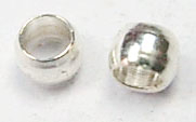 Stopper 2mm - strieborný -  100 ks