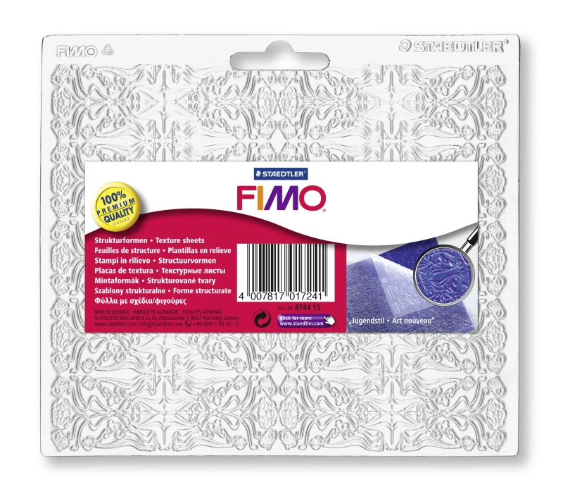 Textúra fimo  - motív secesia