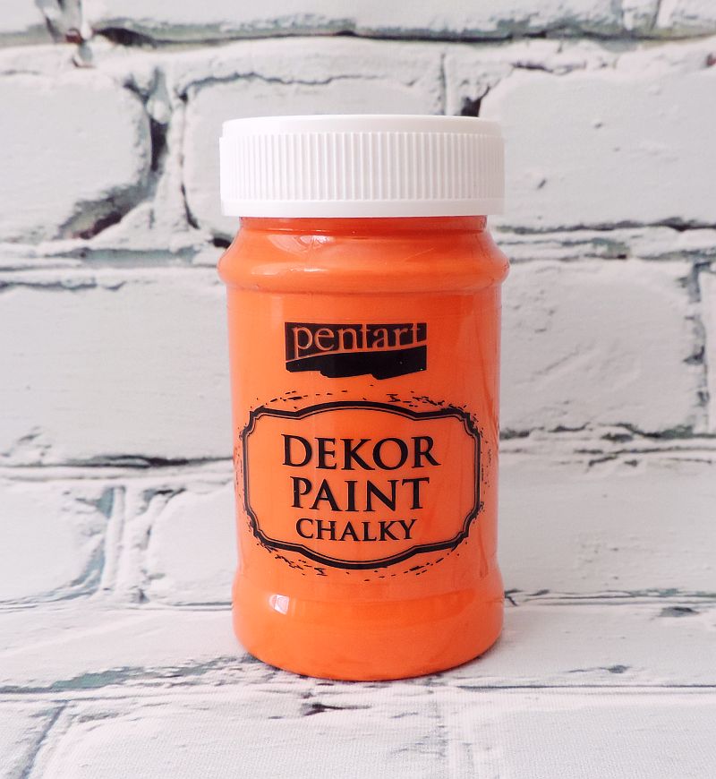 Dekor Paint Soft - oranžová - 100 ml