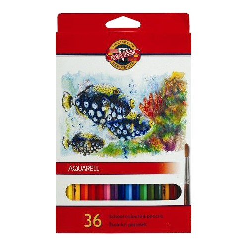 Pastelky KOH-I-NOOR - akvarelové - 36 ks