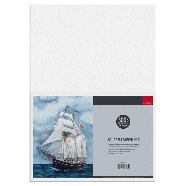 Akvarelový papier  - 300g - A4 - 1ks