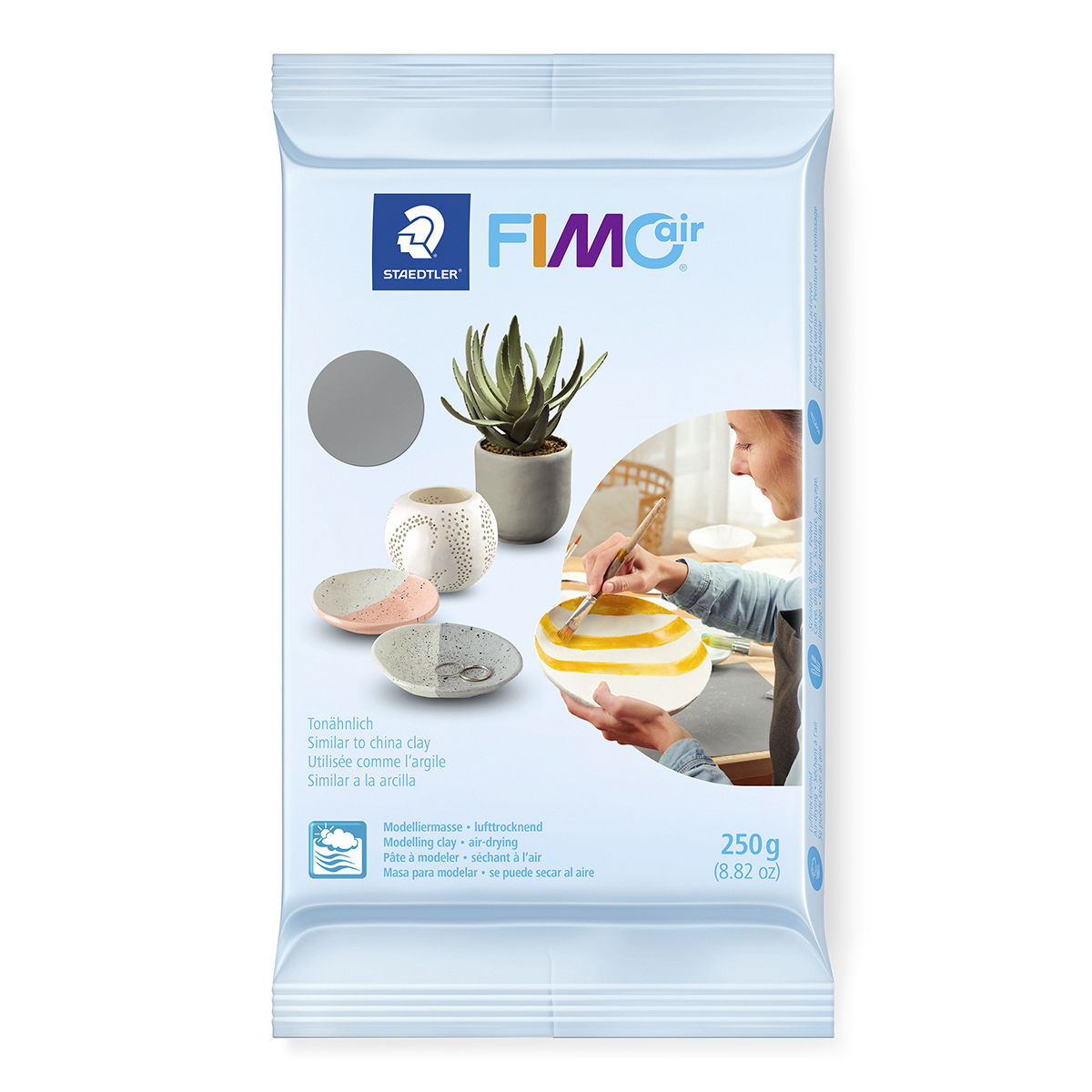 FIMO Basic Air - sivá - 250g